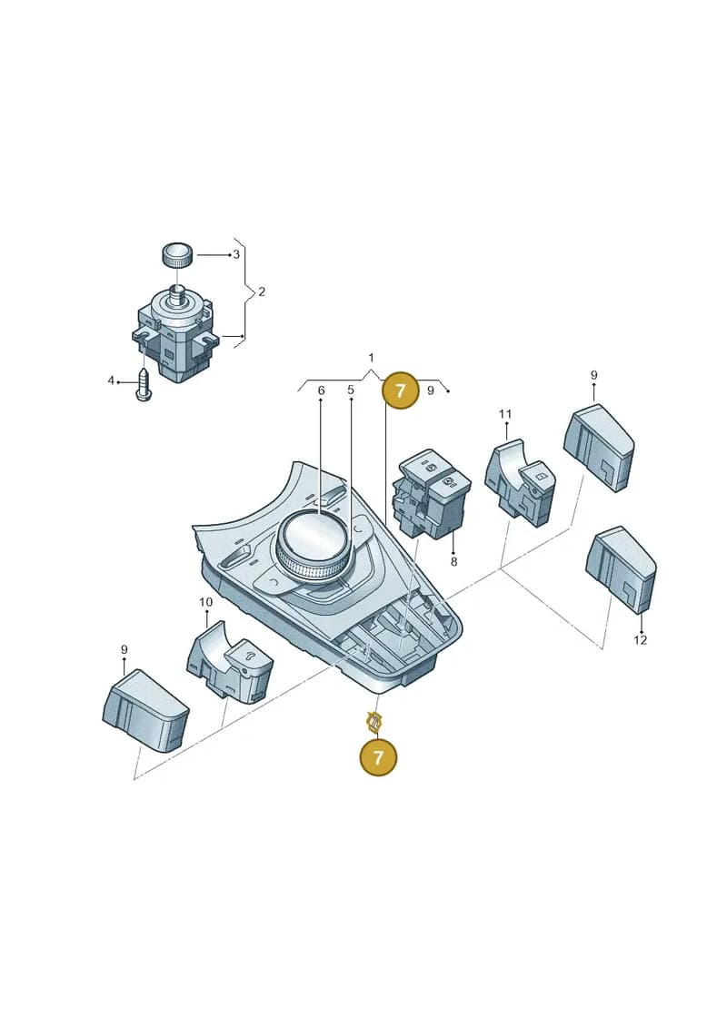 8V0858137 — Audi TTS (2014-2023) diagram 850919000, position 7