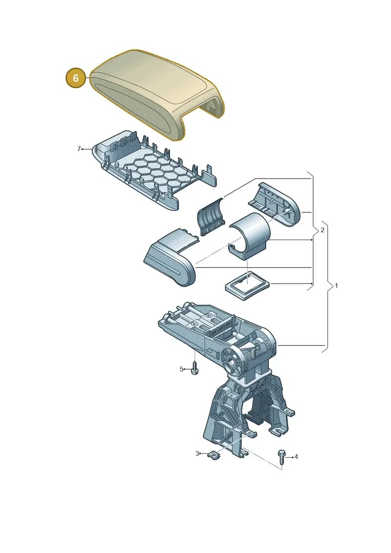 8V0864207HGCB — Audi RS3 Limousine (2017-2020) diagram 745863600, position 6