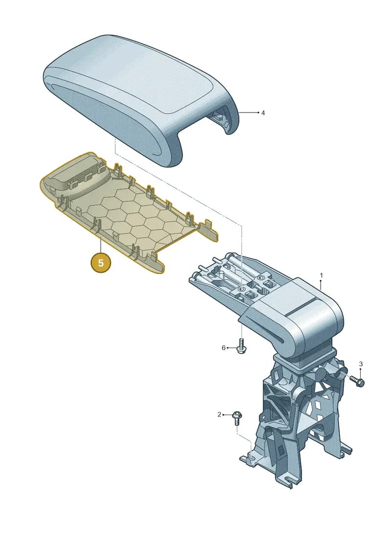8V08642494PK — Audi Q2 2.0 TDI (2016-2018) diagram 803863600, position 5