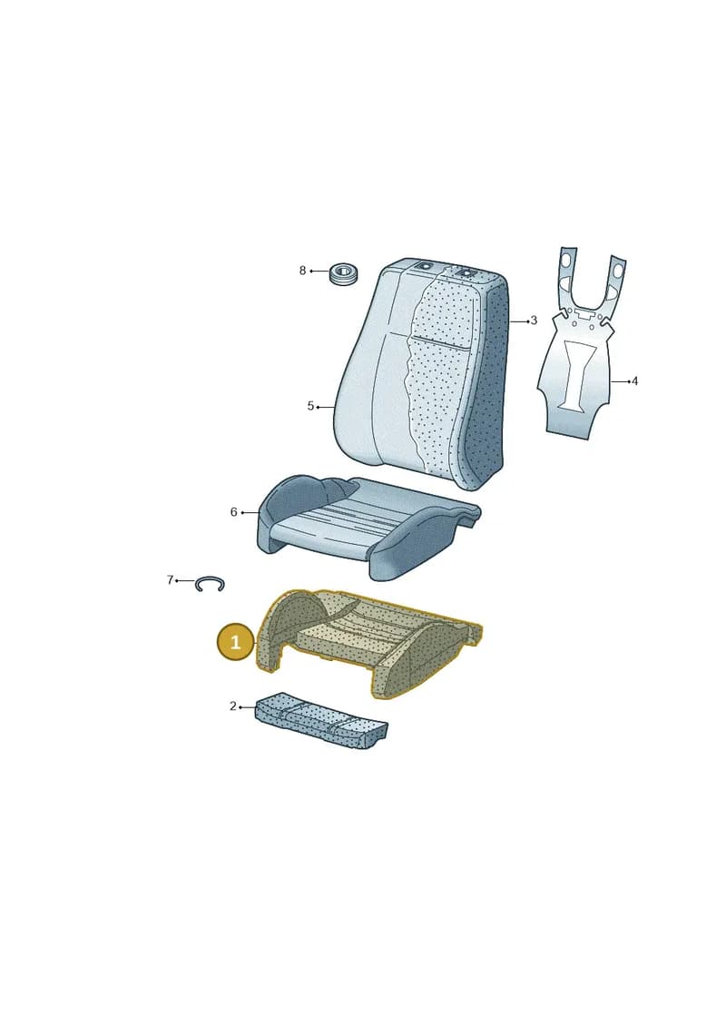 8V0881361D — Audi A3 Sportback (2016-2020) diagram 890881600, position 1