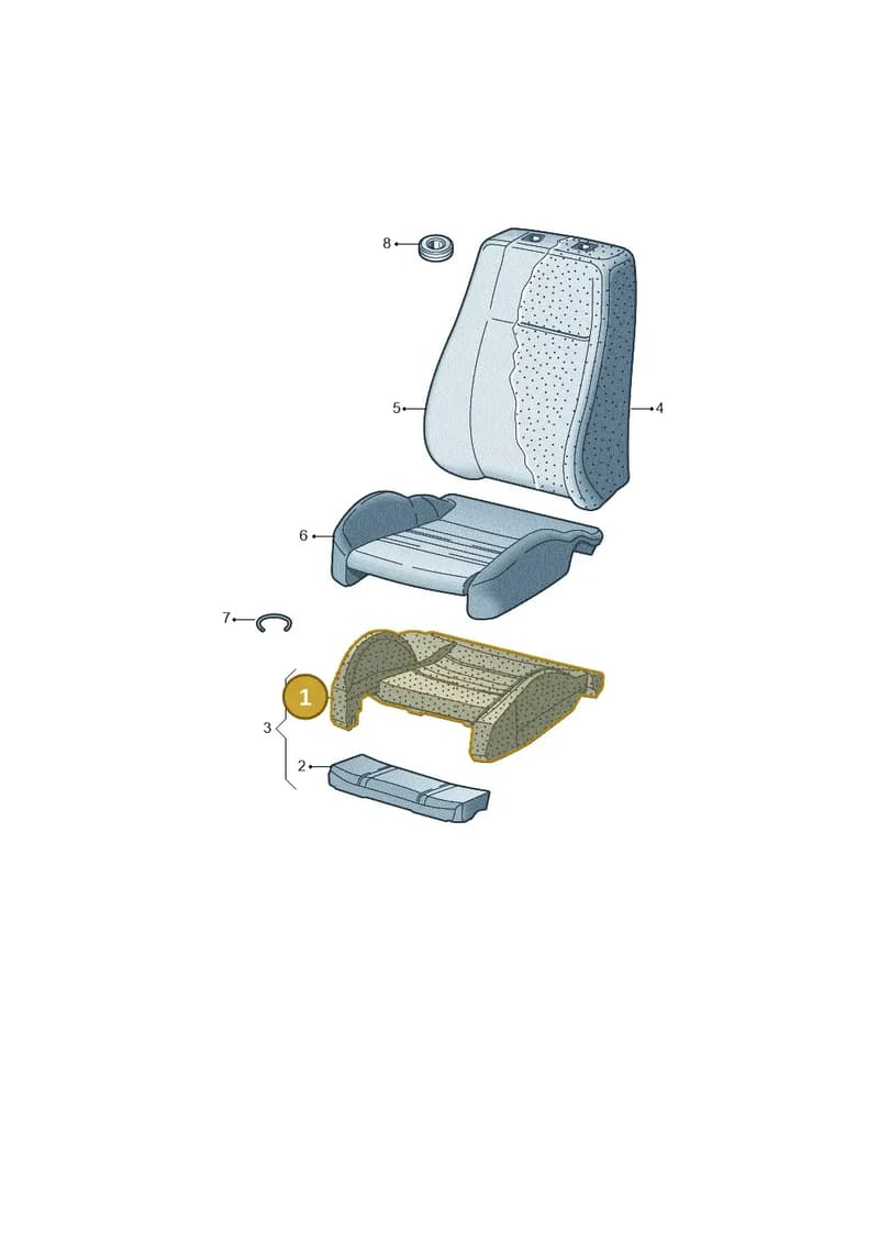 8V0881361H — Audi A3 Limousine 2.0 (2015-2016) diagram 448881600, position 1