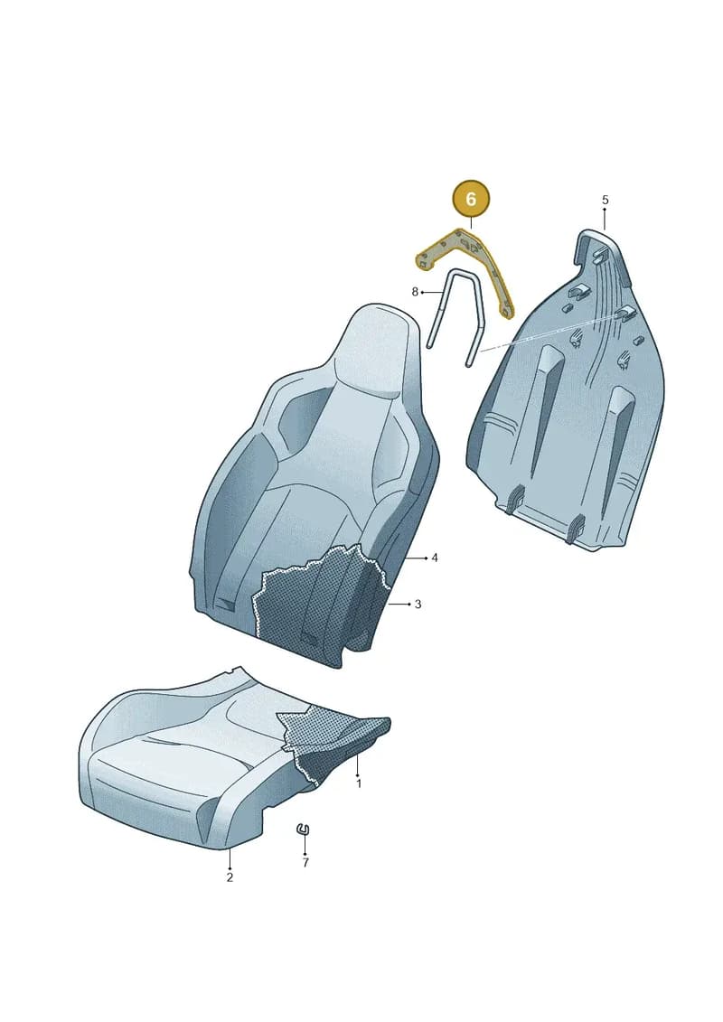 8V0881385 — SEAT Leon ST (2016-2020) diagram 754881620, position 6