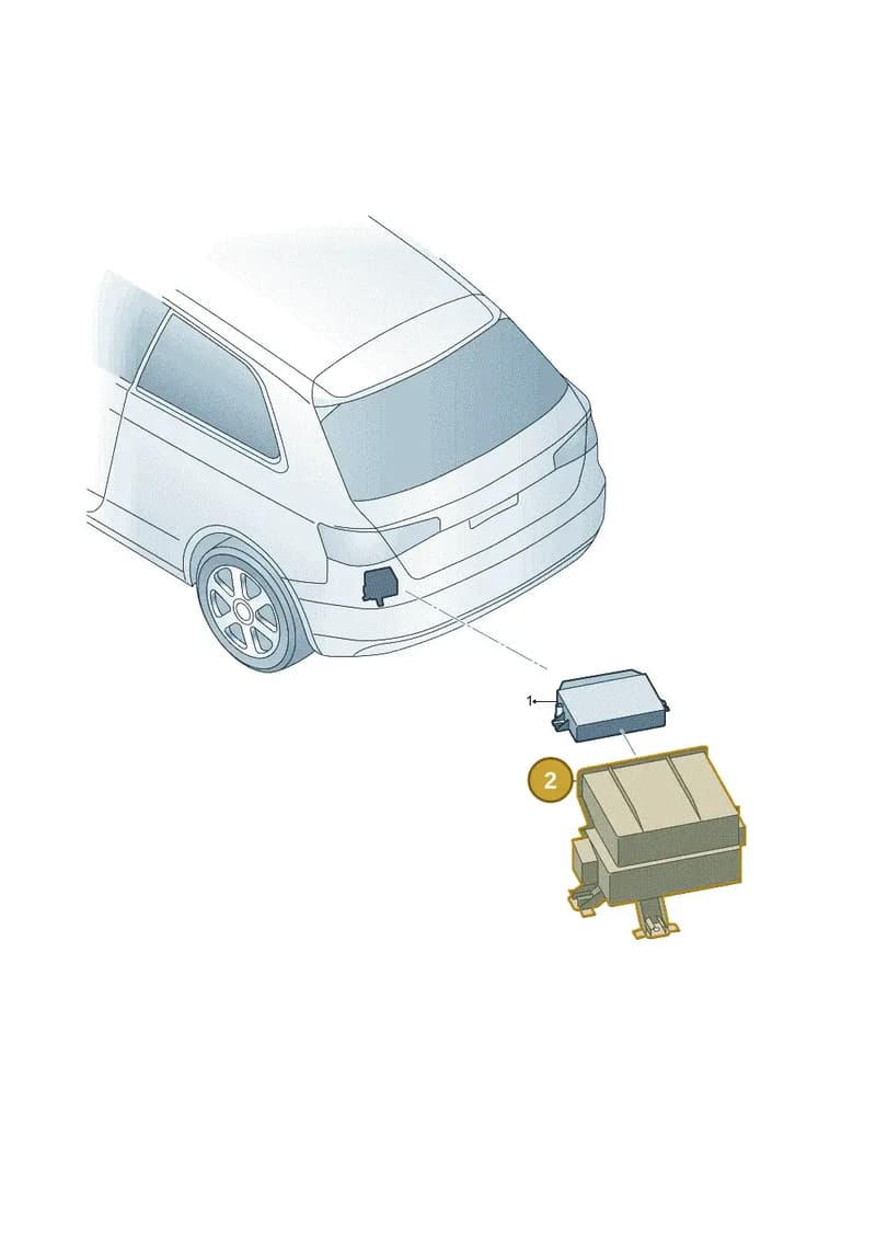 8V0907333 — Audi RS3 Sportback (2015-2016) diagram 745907310, position 2