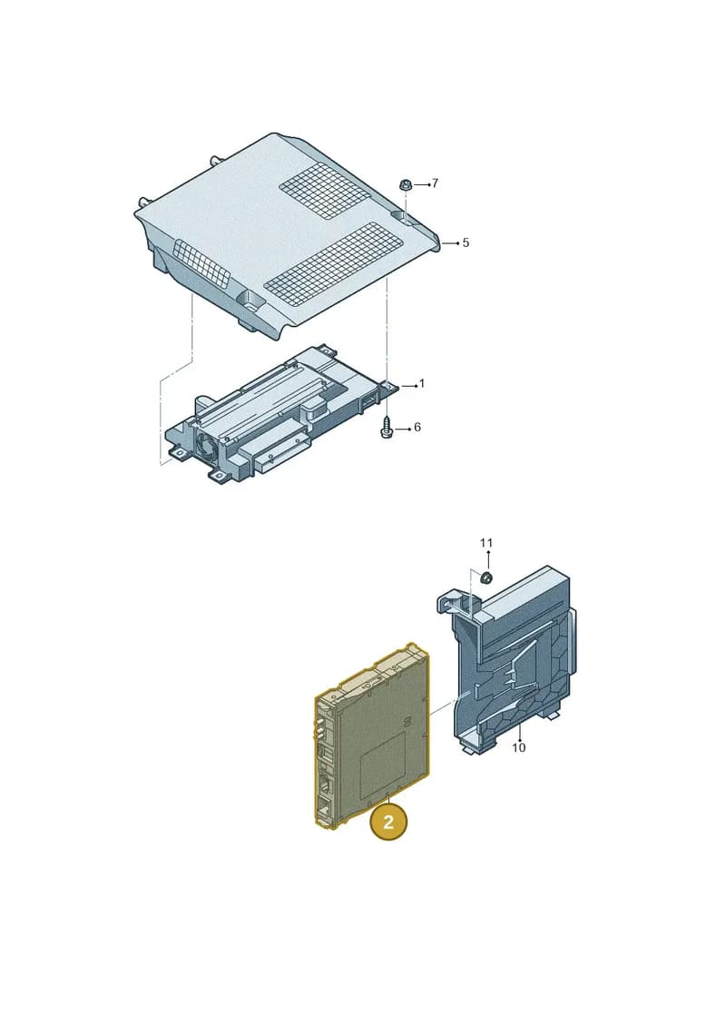 8V0919192B — Audi TTS (2014-2023) diagram 850035400, position 2