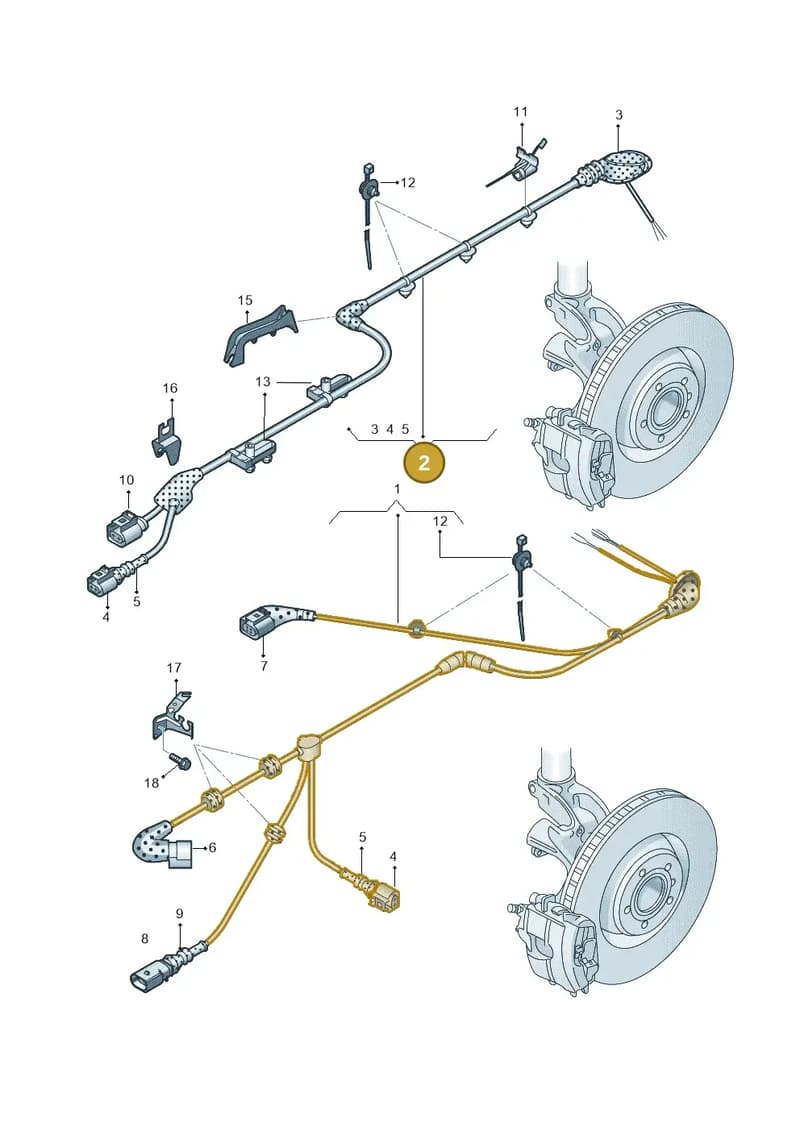 8V0927902M — Audi A3 Sportback (2016-2020) diagram 890927100, position 2