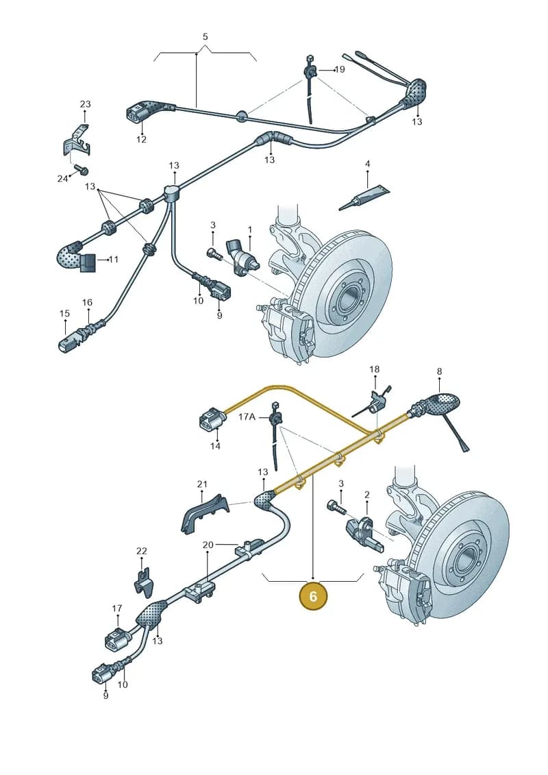 8V0927902N — Volkswagen Golf Estate (2013-2017) diagram 763927000, position 6