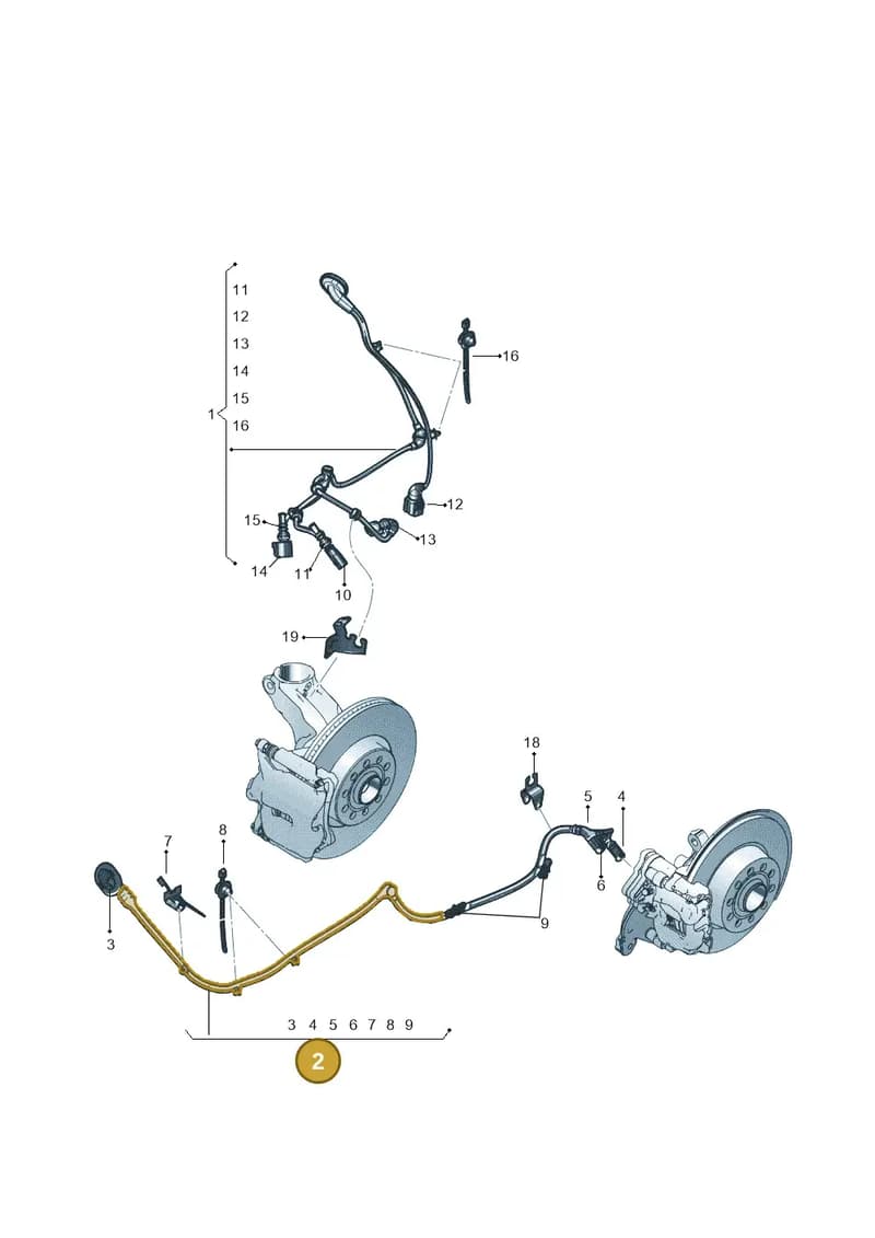 8V0927902N — Audi TT RS (2016-2023) diagram 898927100, position 2
