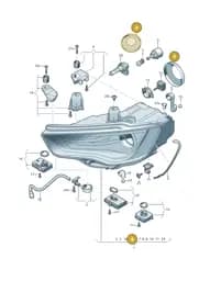 8V0941607 Audi Cap