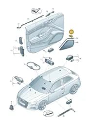 8V0947356 Audi LED Module