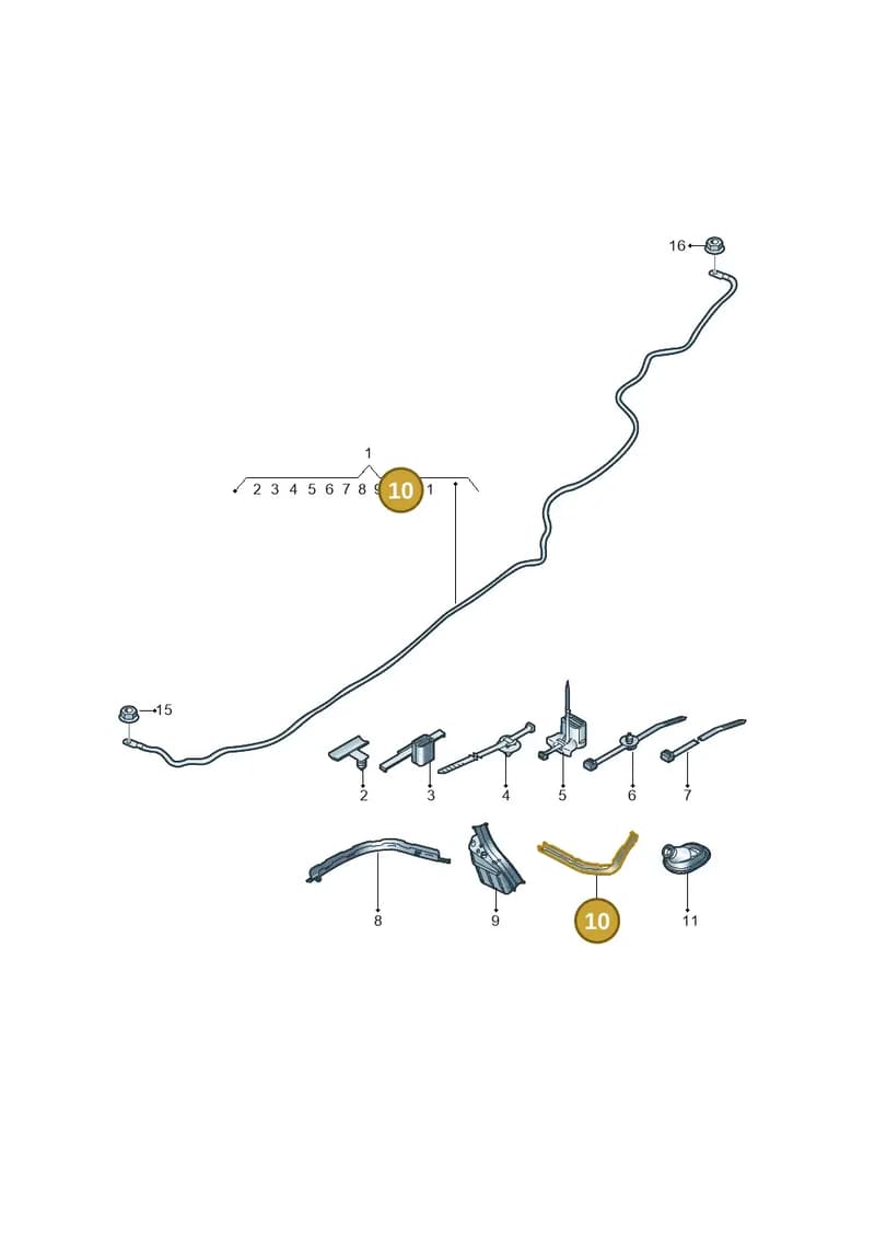 8V0971615A — SEAT CUPRA Formentor (2020-) diagram 596972035, position 10