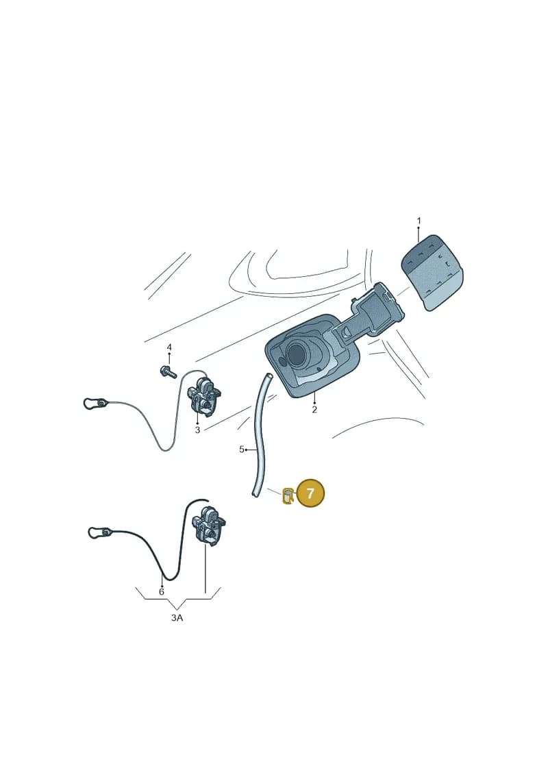 8V0971847 — Audi RS3 Limousine (2017-2020) diagram 711809900, position 7