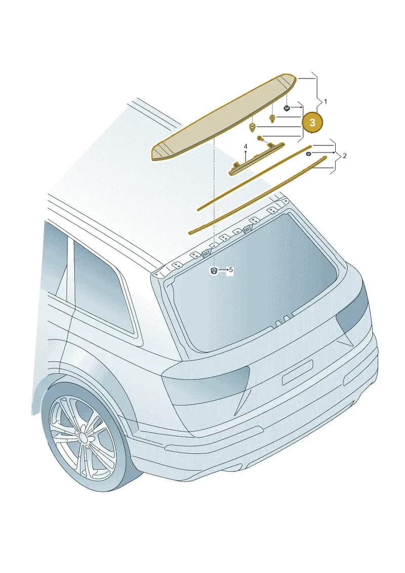 8V3827717 — Audi RS Q8 (2019-2025) diagram 429827500, position 3