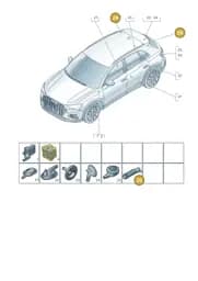 8V3971840A Audi Grommet