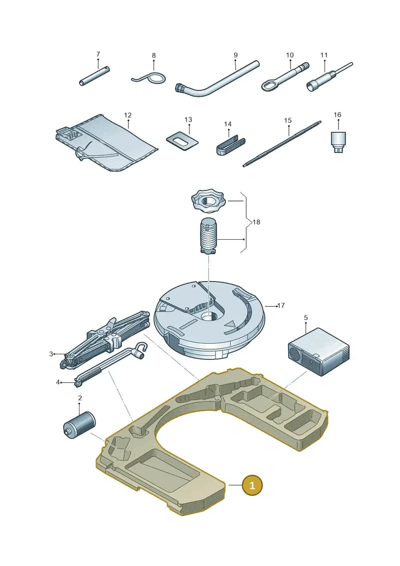 8V4012109H — Audi RS3 Limousine (2017-2020) diagram 858011100, position 1