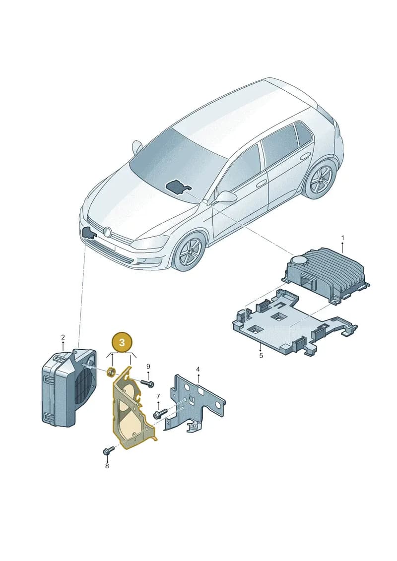 8V4035205 — Audi Q2L BEV (2019-2023) diagram 774035800, position 3