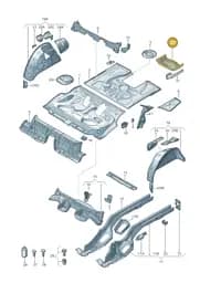 8V4804255A Audi Battery Console