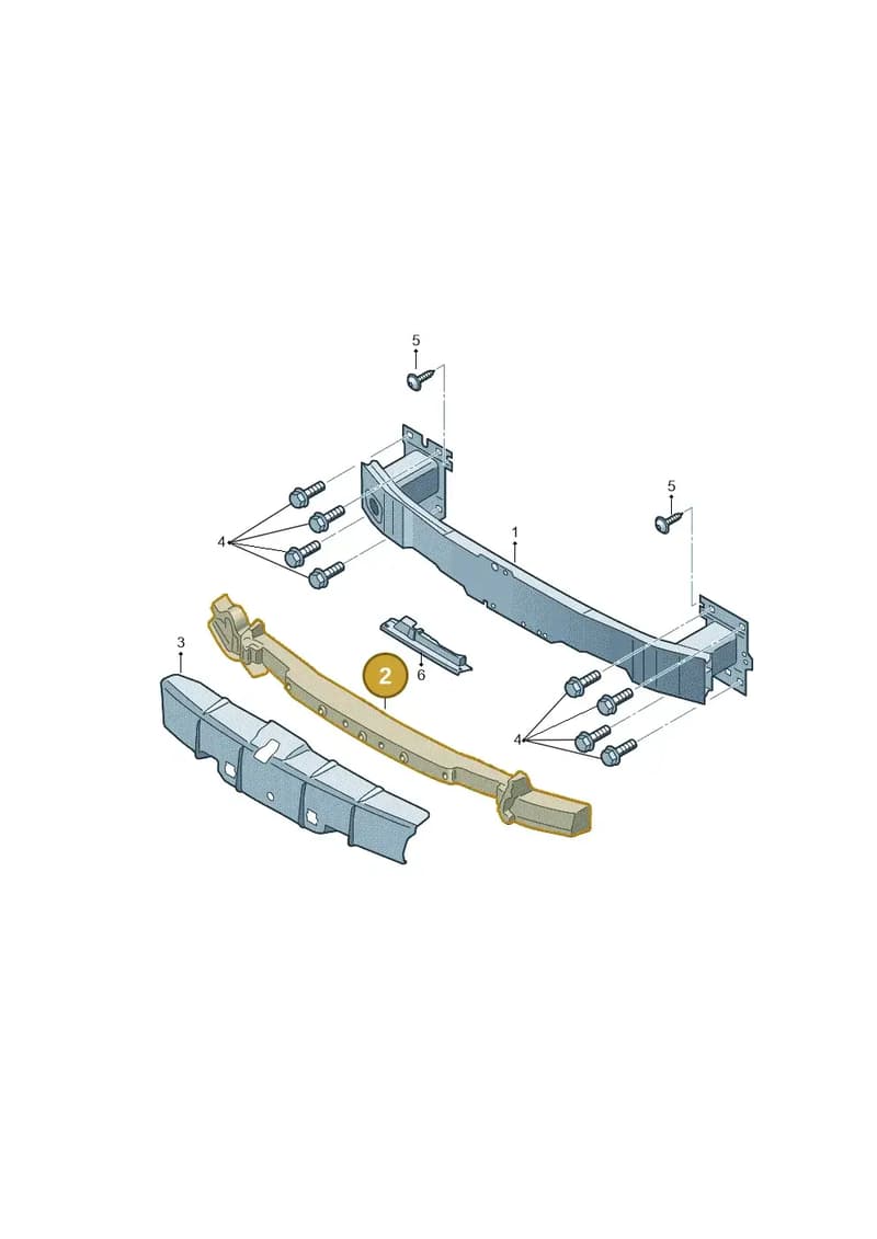 8V4807550A — Audi A3 Sportback (2012-2016) diagram 745807000, position 2