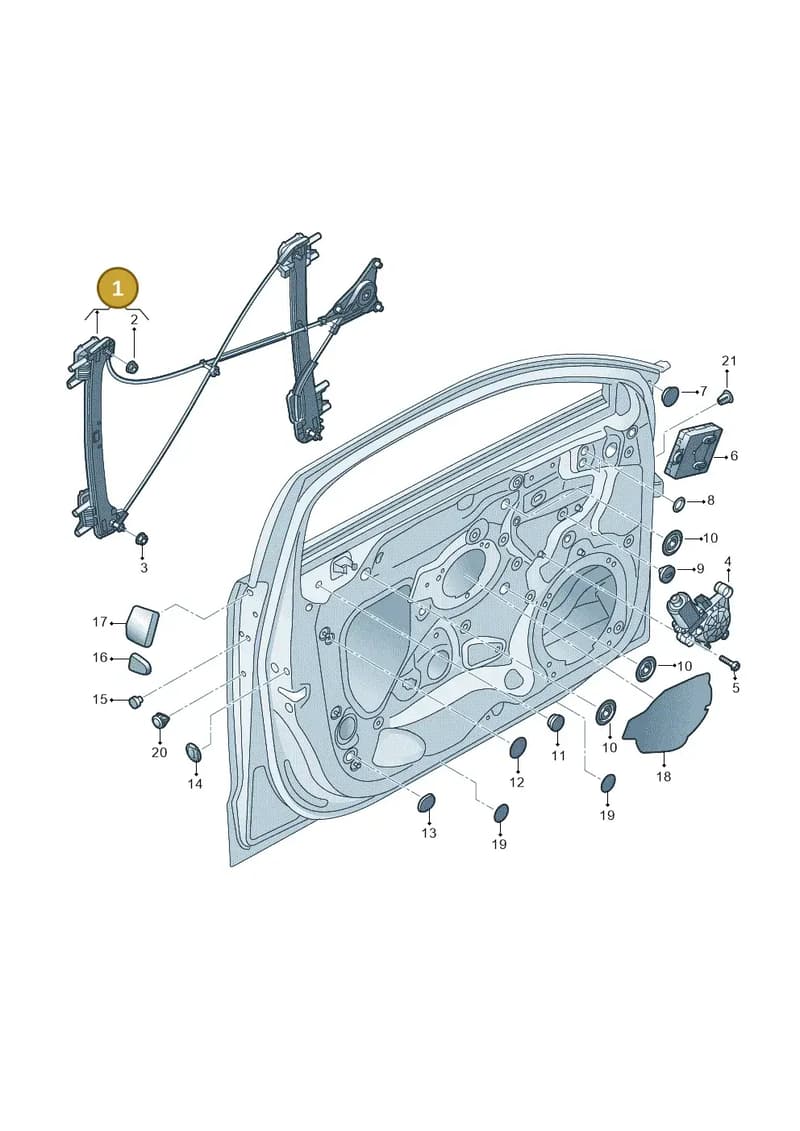 8V4837462 — Audi RS3 Limousine (2017-2020) diagram 745837650, position 1