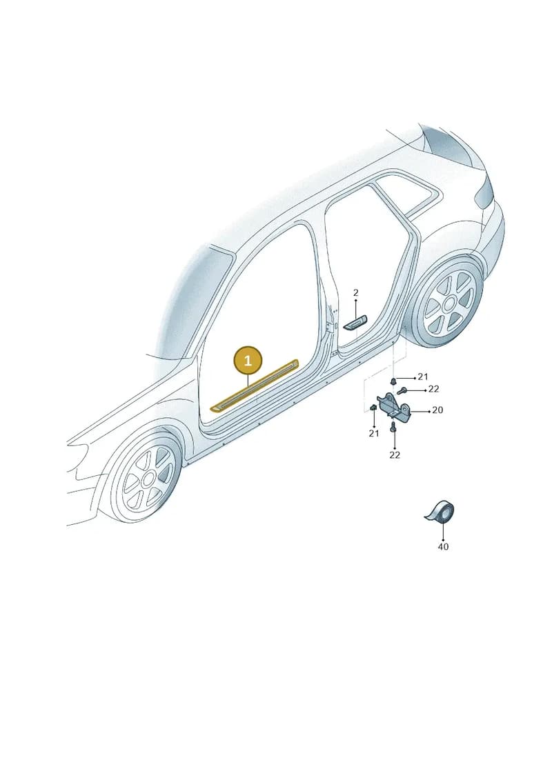 8V4853491L9B9 — Audi A3 Sportback 1.4 (2014-) diagram 785853005, position 1