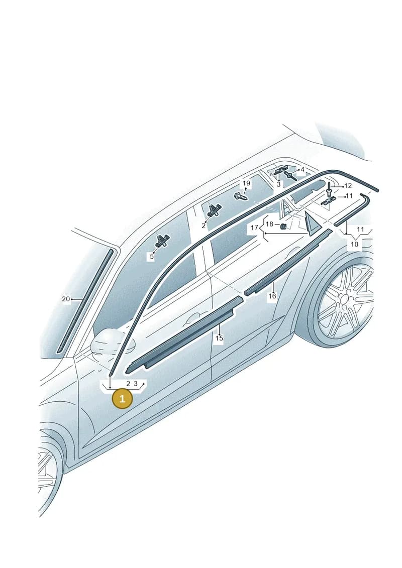 8V4853704CT94 — Audi RS3 Limousine (2017-2020) diagram 853853100, position 1