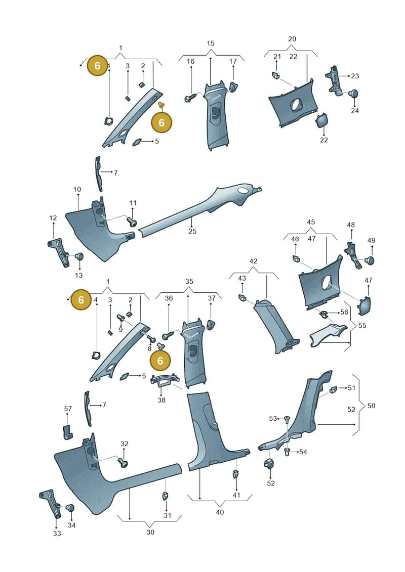 8V48681714PK — Audi A3 Sportback (2012-2016) diagram 745867650, position 6