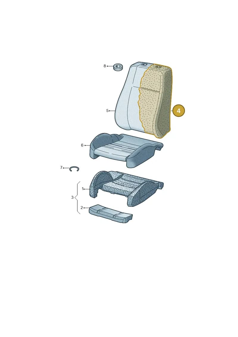 8V4881776B — Audi A3 Limousine 2.0 (2015-2016) diagram 448881600, position 4