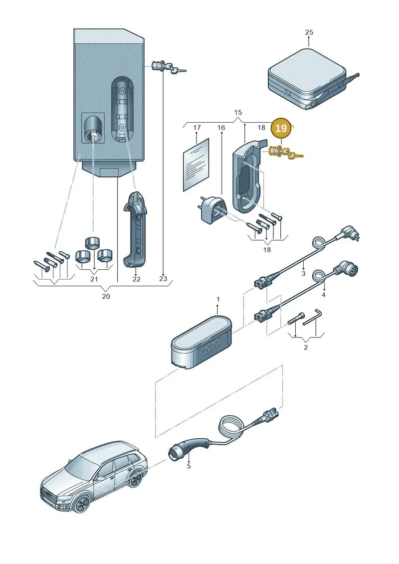 8V4915798BS03 — Audi RS e-tron GT (2020-2020) diagram 586970010, position 19