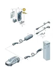 8V4915798BS05 Audi Lock with Keys (Code Keys S05)