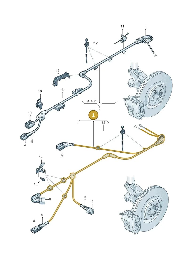 8V4927903 — Audi RS3 Limousine (2017-2020) diagram 890927100, position 1