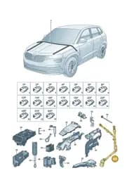 8V4927903 Audi Wiring Harness for Speed Sensor