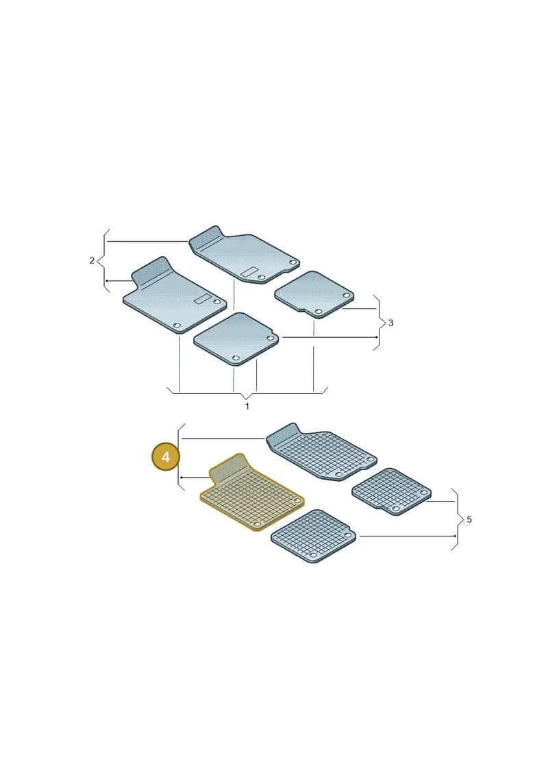 8V5061502041 — Audi A3 Sportback (2016-2020) diagram 603061100, position 4