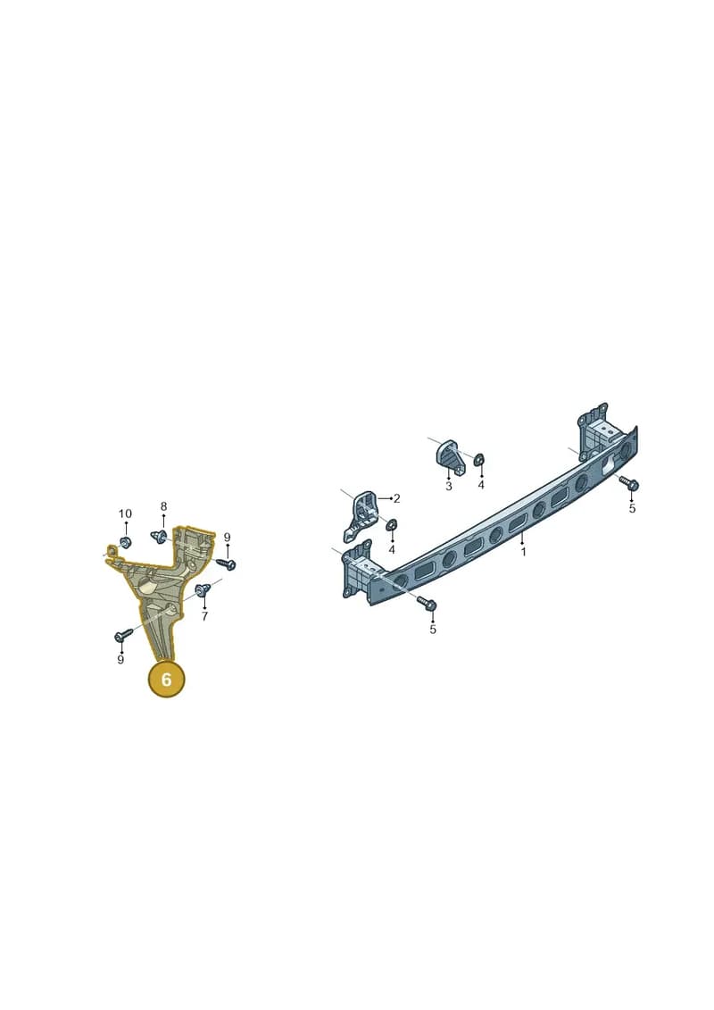 8V5807378A — Audi A3 Cabriolet (2016-2020) diagram 745807500, position 6