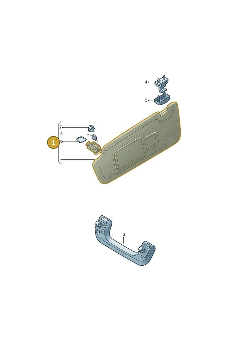 8V5857552AL7C0 — Audi Q5 (2016-2020) diagram 849857500, position 1