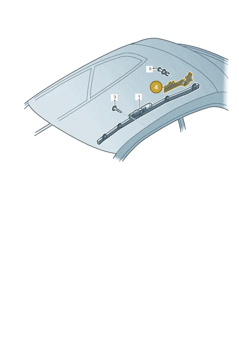 8V5880755 — Audi A3 Sportback (2016-2020) diagram 708880300, position 4