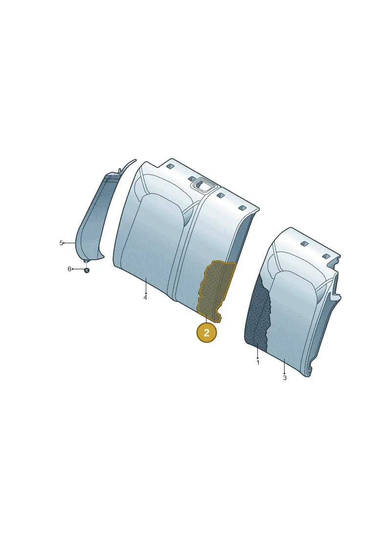 8V5885776B — Audi RS3 Limousine (2017-2020) diagram 745885800, position 2