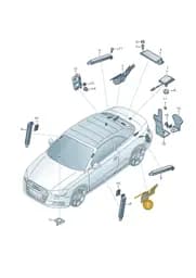 8V7035507 Audi Aerial