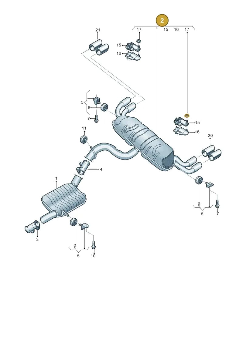 8V7253609C — Audi A3 Cabriolet (2016-2020) diagram 745253980, position 2