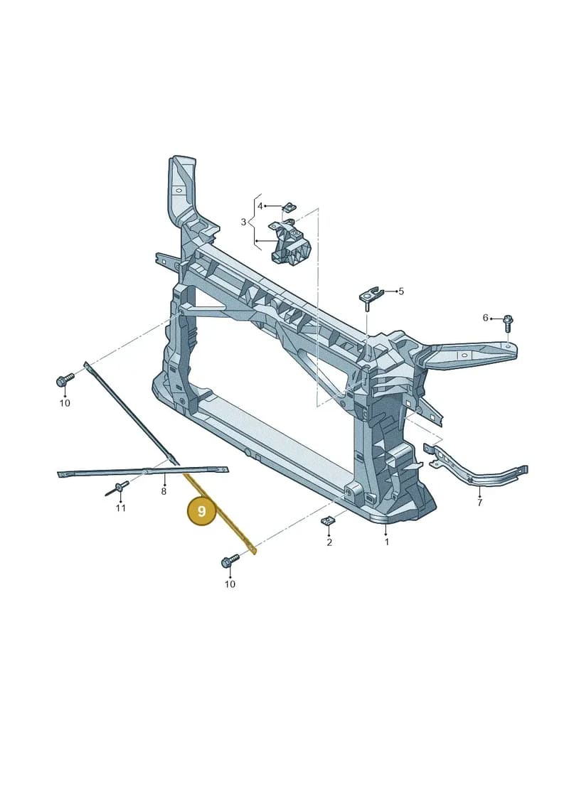 8V7806526 — Audi TT RS (2016-2023) diagram 850805000, position 9
