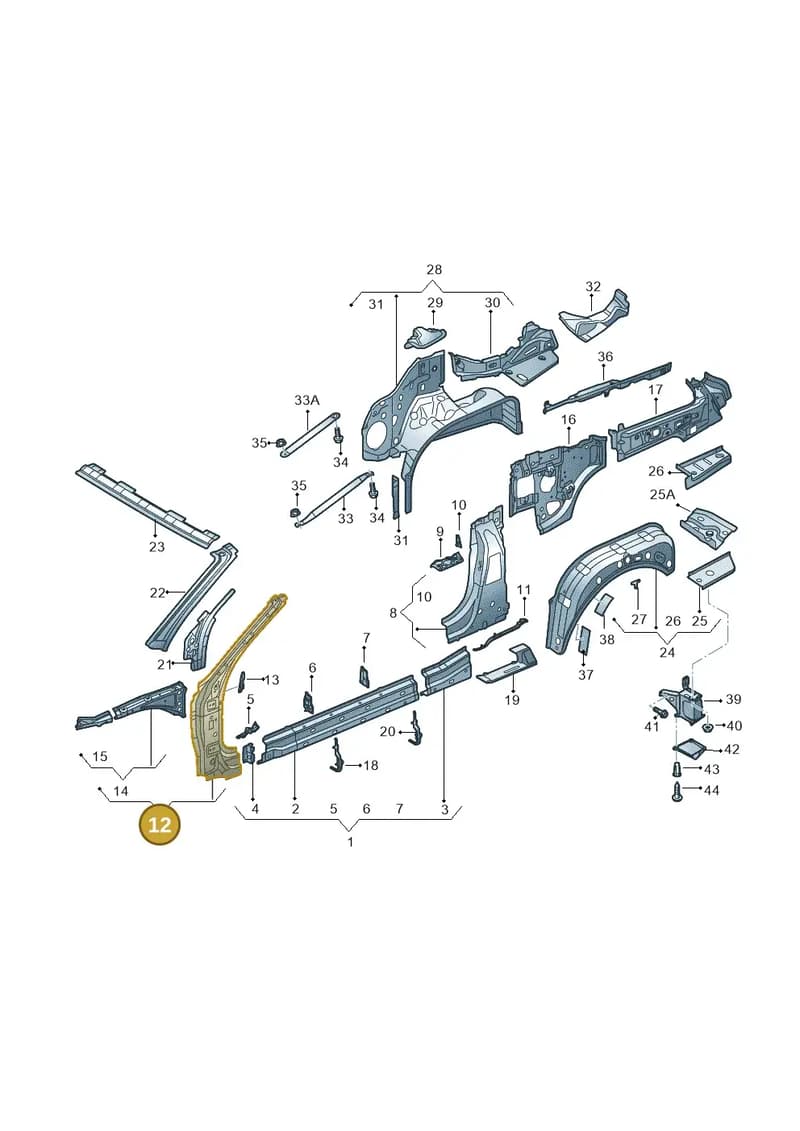 8V7809202A — Audi A3 Cabriolet (2016-2020) diagram 778809000, position 12