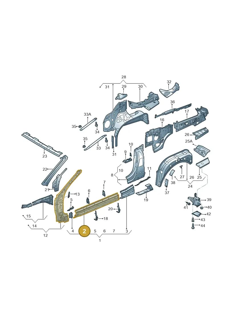 8V7809755B — Audi A3 Cabriolet (2016-2020) diagram 778809000, position 2