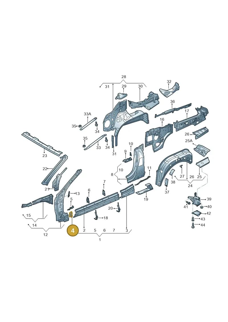 8V7810117 — Audi A3 Cabriolet (2016-2020) diagram 778809000, position 4