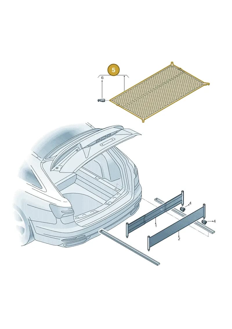 8V7861869A9B9 — Audi A6 (2018-2025) diagram 430860070, position 5