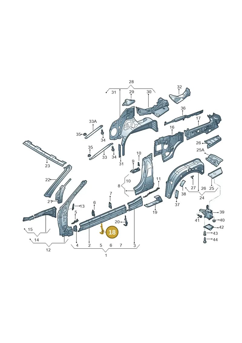 8V7864637B — Audi A3 Cabriolet (2016-2020) diagram 778809000, position 18