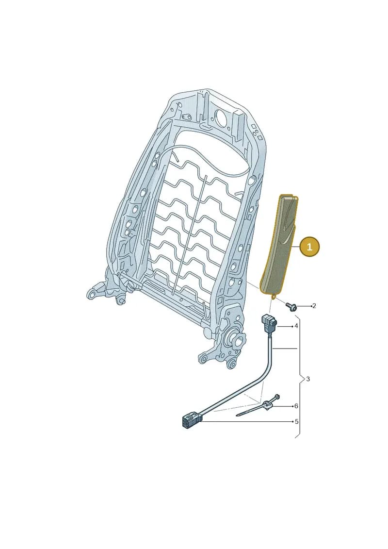 8V7880241J — Audi A3 Cabriolet (2016-2020) diagram 891880200, position 1