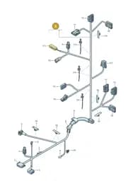 8V7971147AD Audi Cable Set for Tailgate
