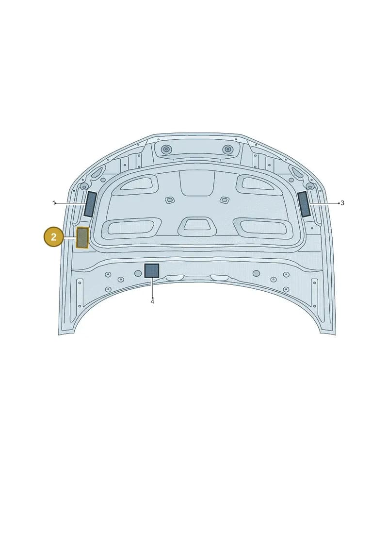 8W0010504AQ — Audi A5 Sportback (2016-2025) diagram 897010100, position 2