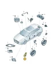 8W0035399A Audi Treble Speaker