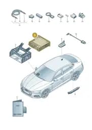 8W0035664GX Audi Central Computer