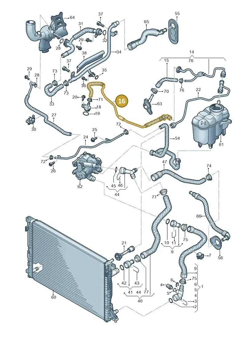 8W0121081EJ — Audi A5 Sportback (2016-2025) diagram 849121210, position 16