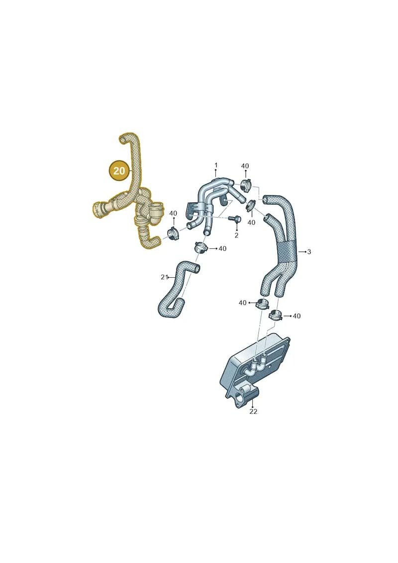 8W0121081ES — Audi A5 Sportback (2016-2025) diagram 849121240, position 20